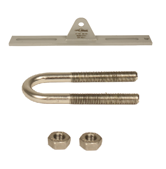 Vertical ladder brackets