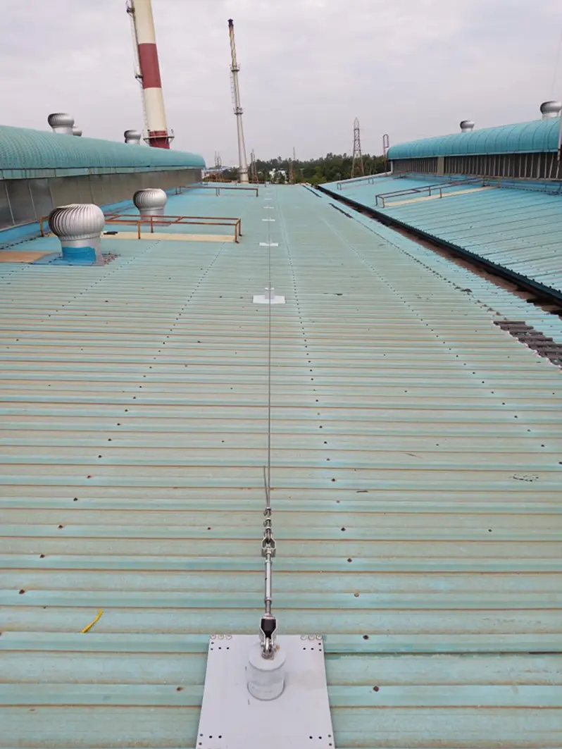 Horizontal lifeline system 2