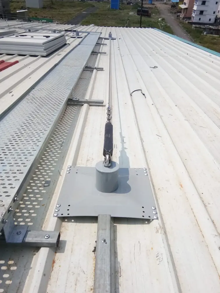 Horizontal lifeline system 6