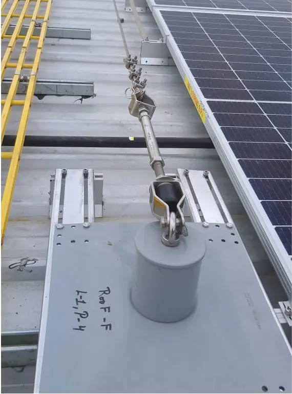 Horizontal lifeline system 7